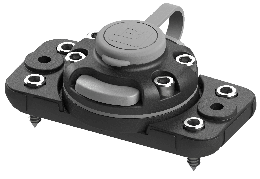 Borika mounting base wide mounting base screw-on