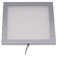 Led surface light silver square 100x100mm
