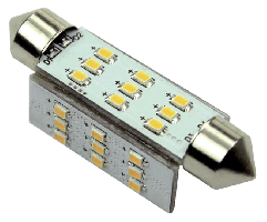 S-LED 27 FESTOON 10-30V 42MM 2700K