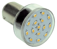 S-LED 15 10-30V BA15S 2700K