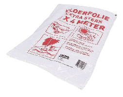 Dust sheet extra strong transparent 4x4m
